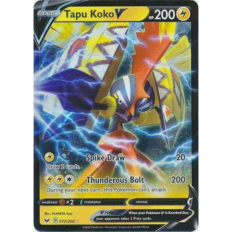 Pokémon Tapu Koko V 72/202 for Sale in Hazle Township, PA - OfferUp
