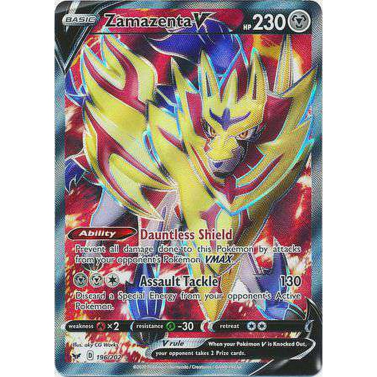 Pokemon Card Japanese - Zamazenta V RR 044/060 s1H - HOLO MINT Sword &  Shield