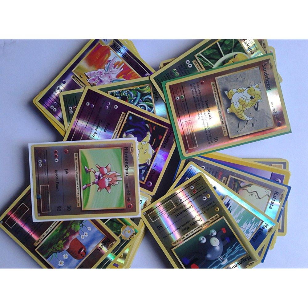 Pokemon TCG : 100 Card LOT Rare, COM/UNC, Holo & Guaranteed EX, MEGA OR  Full Art