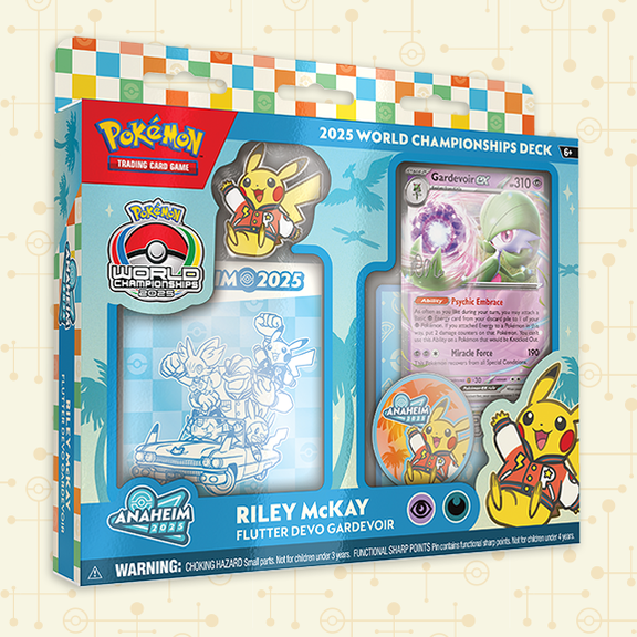 Pokemon TCG 2025 World Championships Deck - Riley McKay Flutter Devo Gardevoir