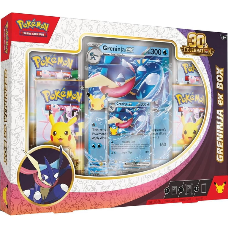 Greninja Pokemon 30th Celebration Ex Box - Walmart.com