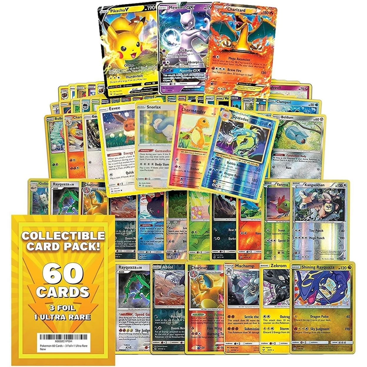 Pokémon Card Collection with 100 Unique Vmax Cards – No Duplicates