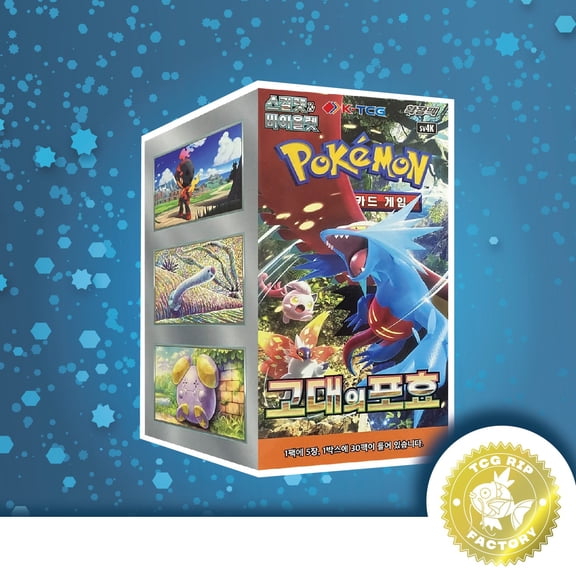 Pokemon TCG Ancient Roar - Booster Box (Korean, 30 Booster Packs)