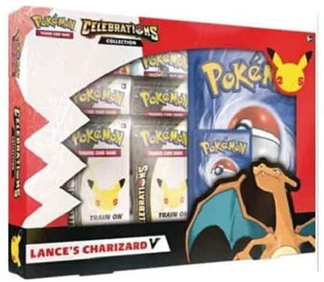 pokmon tcg celebrations charizard v collections booster box Pokemon TCG: Collectors Emporium NY Celebrate 25 years of Pokemon with the Lances Charizard V Celebrations Collection Unboxing Pokmon Lance's Charizard V