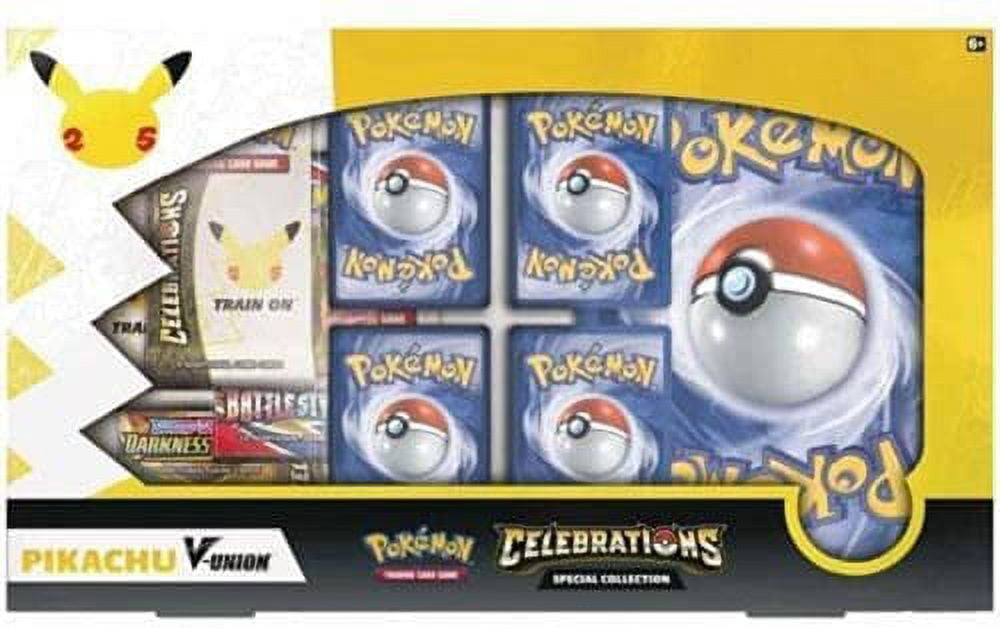 Pokemon Cards Celebrations PTCG 25th Anniversary of the US Version Pikachu  Flash Cards Game Toys Badge Box Christmas Gifts - AliExpress