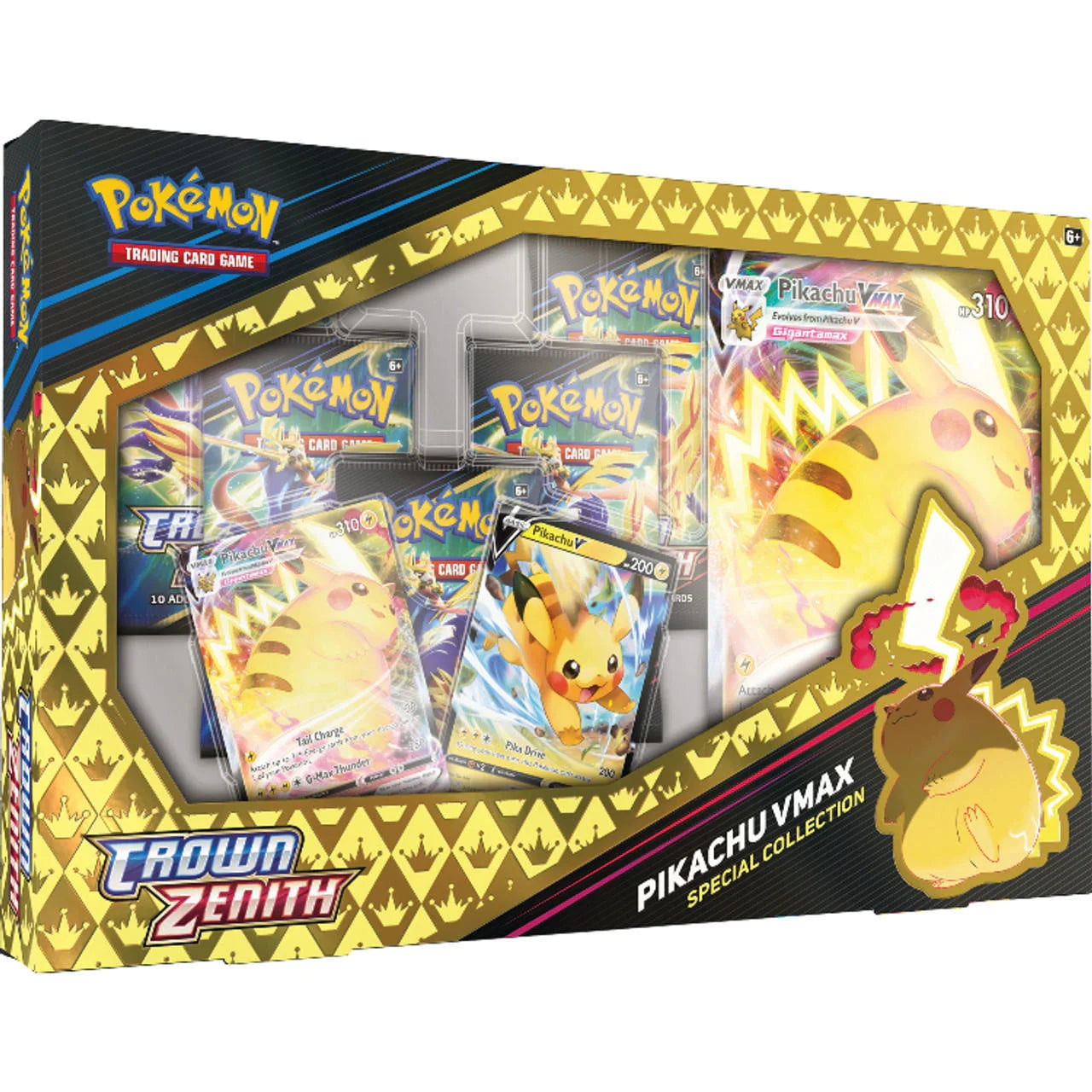 【taka】６点＋おまけセット Pokemon TCG: Oversized Crown Zenith Special Pikachu VMax