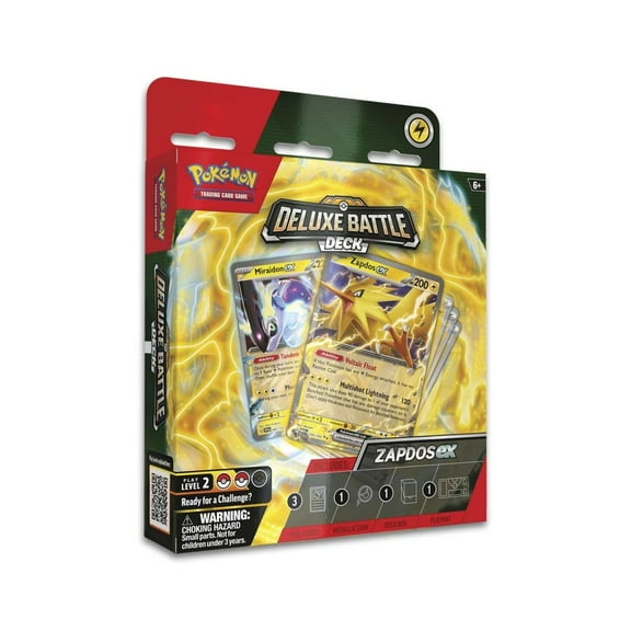 Pokemon TCG: Zapdos ex Deluxe Battle Deck (Ready-to-Play 60-Card Deck & Accessories)