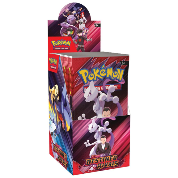 Pokemon TCG Destined Rivals Half 18 Pack Booster Box Factory Sealed