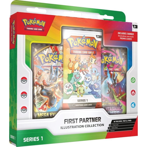 Pokemon TCG First Partner Illustration Collection Series 1 - Collectible Card Game