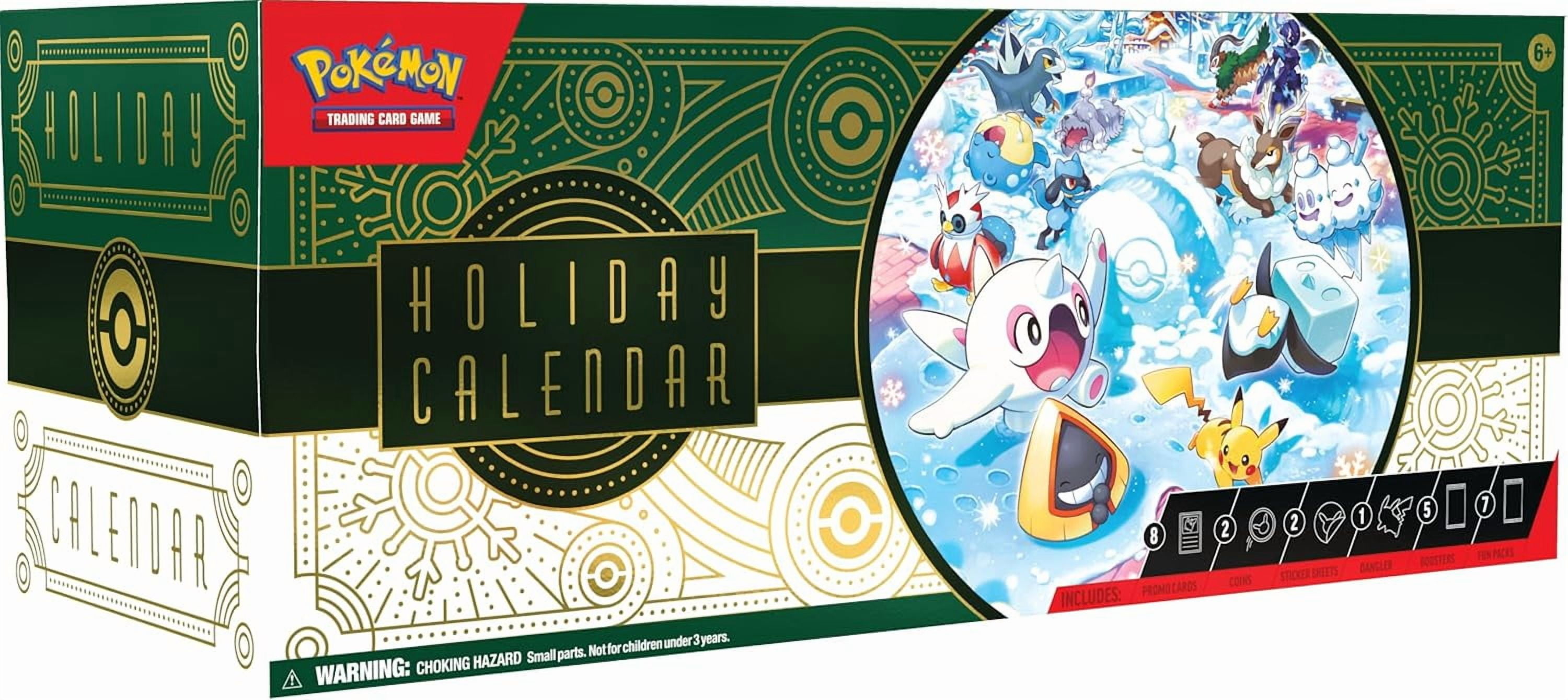 Pokemon TCG: 2024 Holiday Calendar (8 Foil Promo Cards, 5 Booster Packs & More)