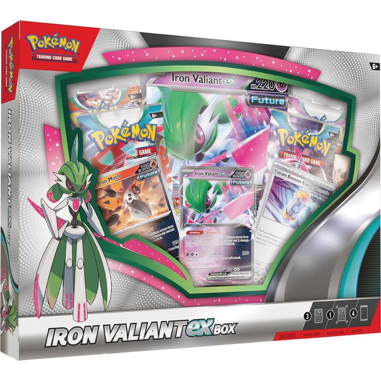 iron valiant ex pokemon card - 074/187 - SV8a: Terastal Fest ex [DOUBLE RARE] [Near Mint] when this Pokémon moves from your Bench to the Active Spot Iron valiant EX pokemon card