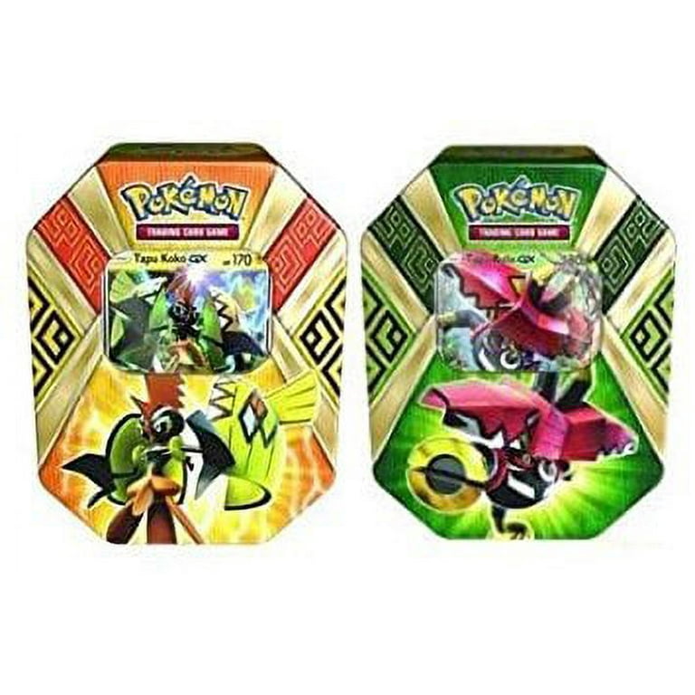 Pokemon TCG: Island Guardian Tapu Bulu & Tapu Koko Combo Tin 