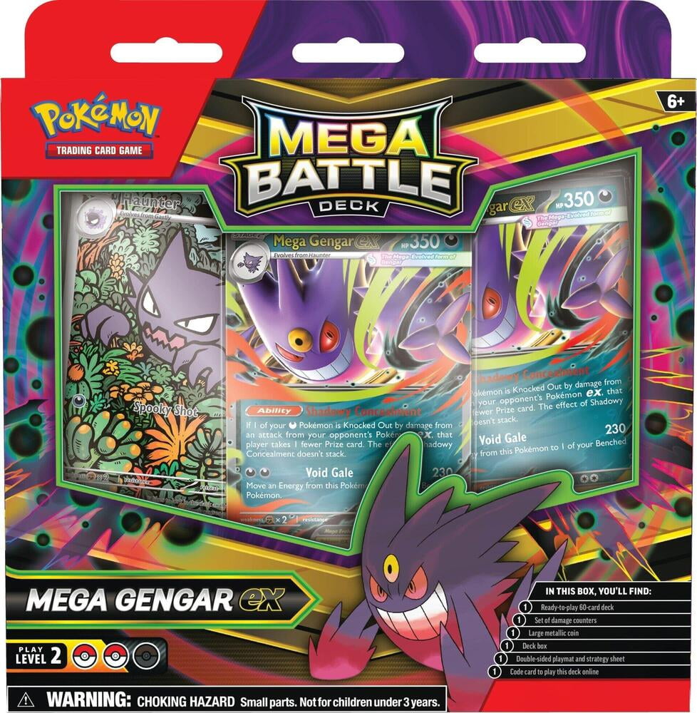 Pokemon TCG: Mega Battle Deck - Mega Gengar ex - Walmart.com Pokemon TCG: Mega Battle Deck - Mega Gengar ex - Walmart.com