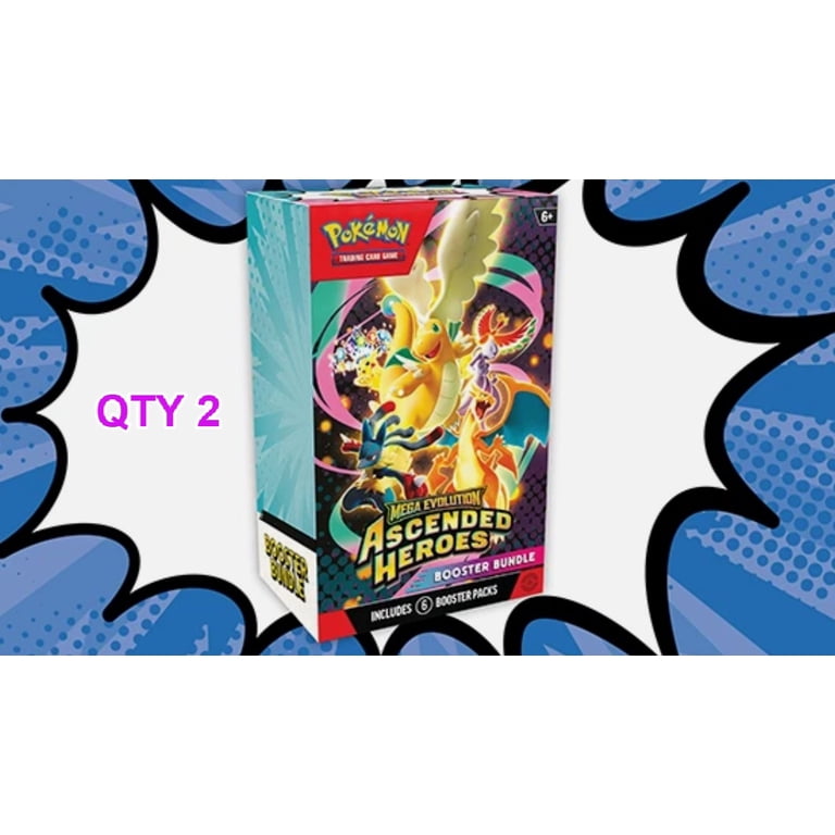 Pokemon, Mega Evolution - Ascended Heroes Booster Bundle, 6 Packs