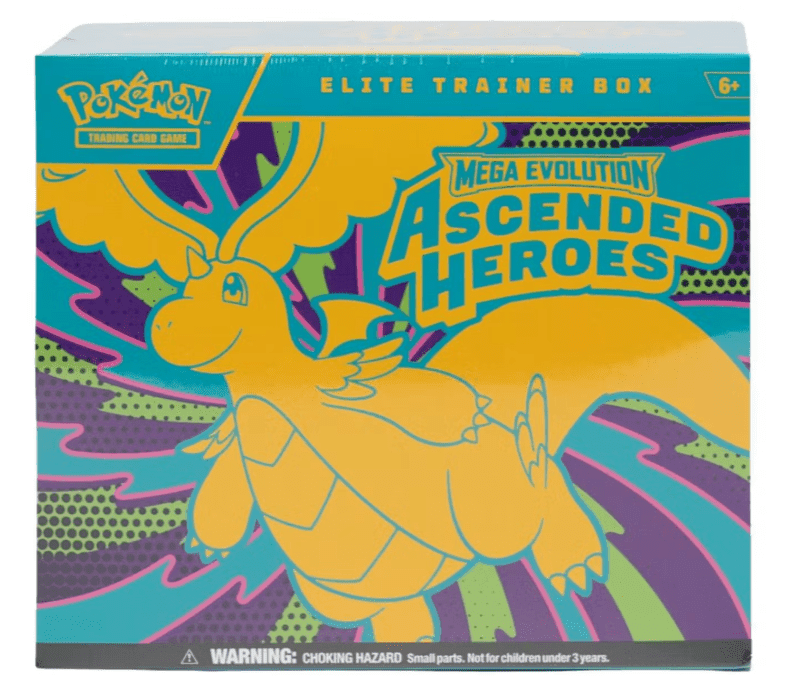 Pokemon TCG: Mega Evolution - Ascended Heroes Elite Trainer Box!