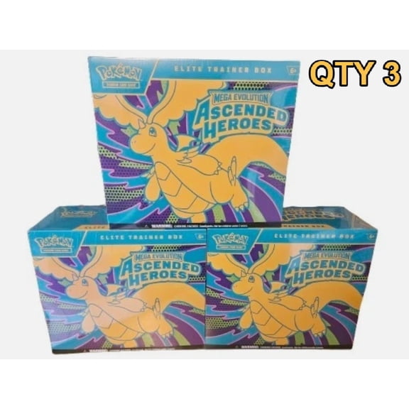 Pokemon TCG: Mega Evolution - Ascended Heroes Elite Trainer Box!