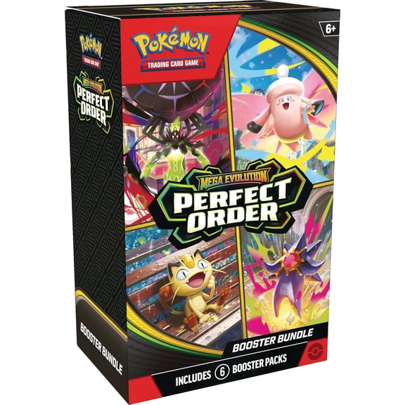 Pokemon TCG: Mega Evolution - Perfect Order Booster Bundle - 6 Packs