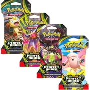 Pokemon TCG Mega Evolution Perfect Order Sleeved Booster Pack Lot - 8 Packs