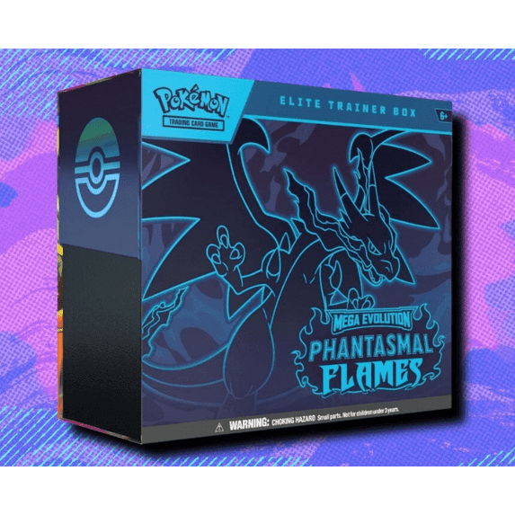 Pokemon TCG: Mega Evolution - Phantasmal Flames Elite Trainer Box! (ETB!)