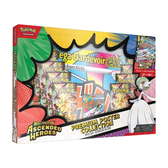 Pokemon TCG Mega Evolutions Ascended Heroes Premium Poster Collection Mega Gardevoir EX