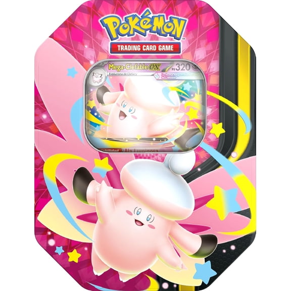 Pokemon TCG: Mega Moonlit Tin Mega Clefable