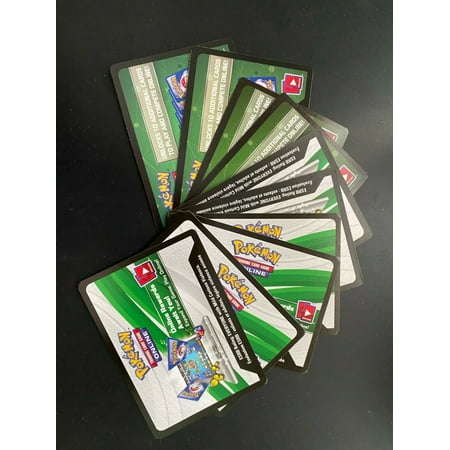 Pokemon TCG Online Code Card Lot 100 UNUSED Codes from Random Sets