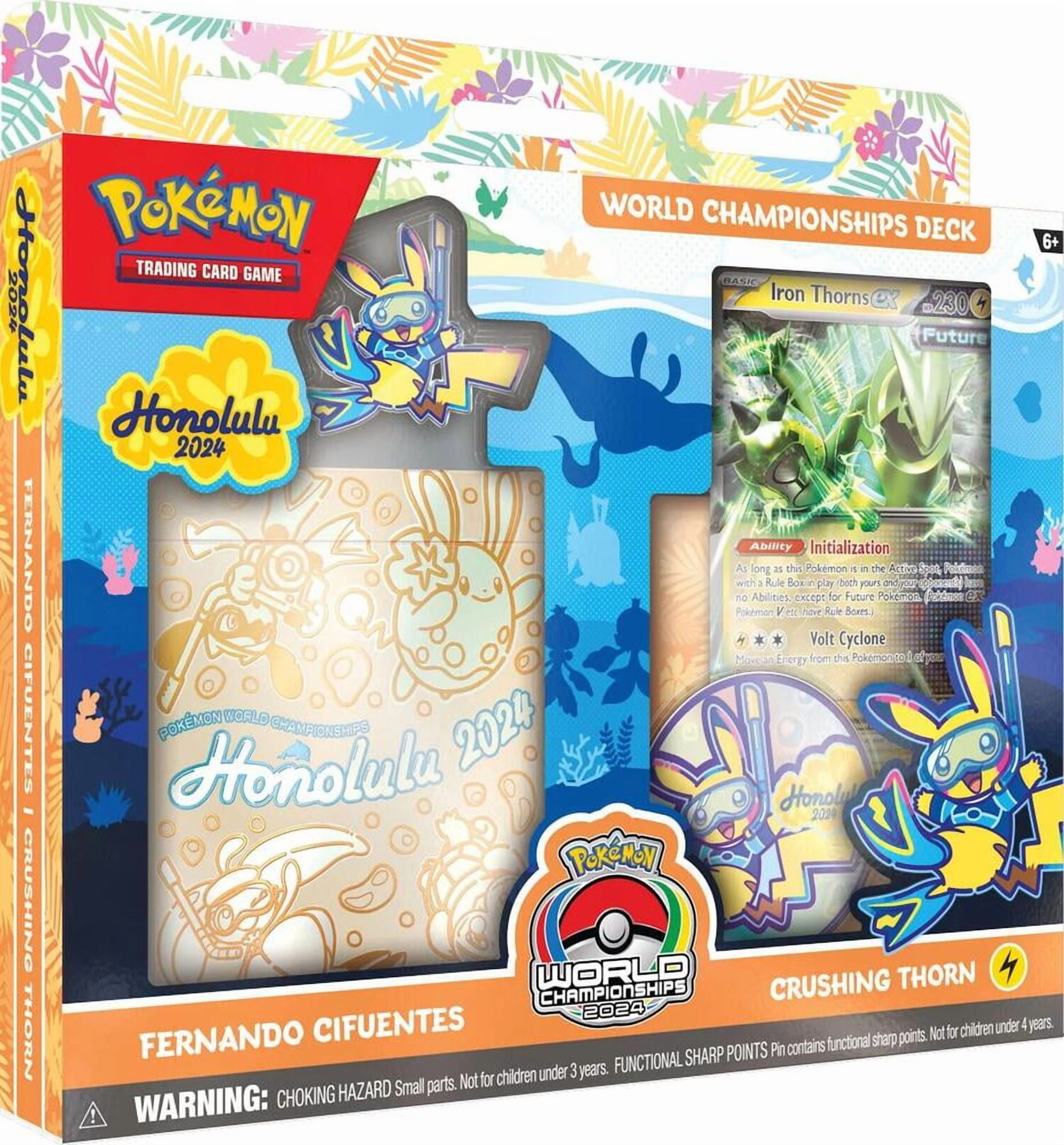 Pokemon TCG 2024 World Championships Deck - Fernando Cifuentes (Crushing Thorn)