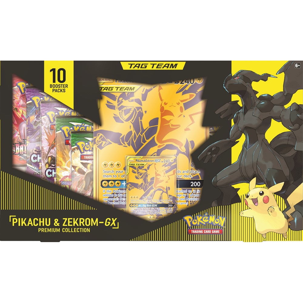 Pokemon Card Game: Pikachu & Zekrom TAG TEAM GX - Deck Shield (64  Sleeves/Pack)