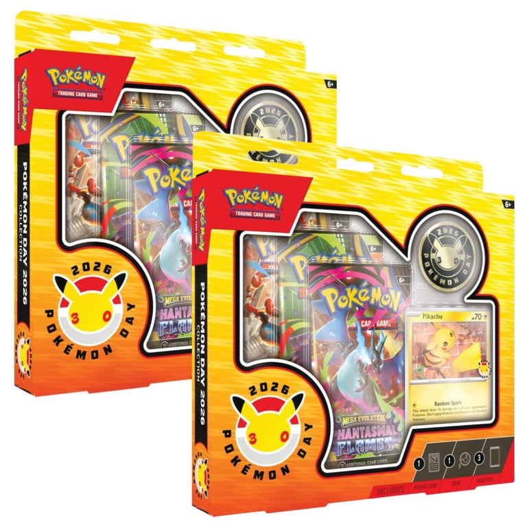 Pokemon TCG: Pokemon Day 2026 Collections 2-Pack - Walmart.com