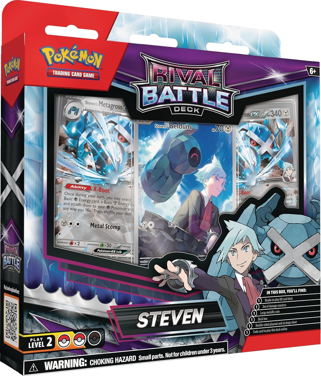 Pokemon TCG: Rival Battle Deck Steven (60 Cards) Pokemon TCG: Rival Battle Deck Steven (60 Cards)