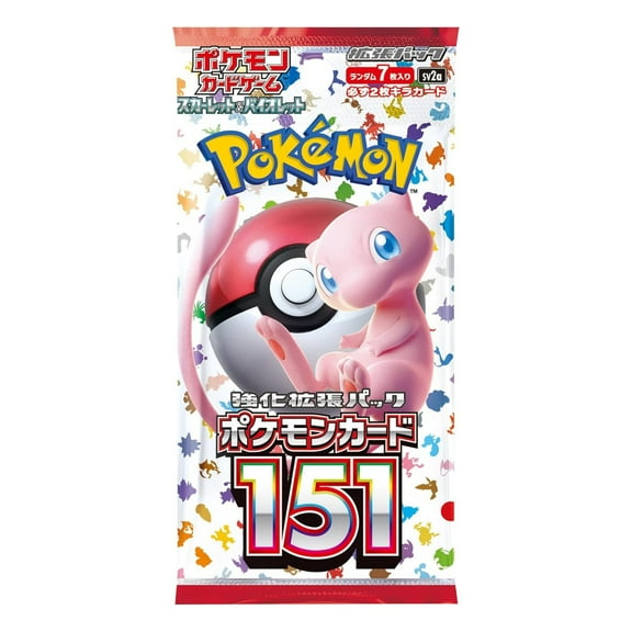 Pokemon TCG SV2A Scarlet & Violet 151 Booster Pack Japanese Version