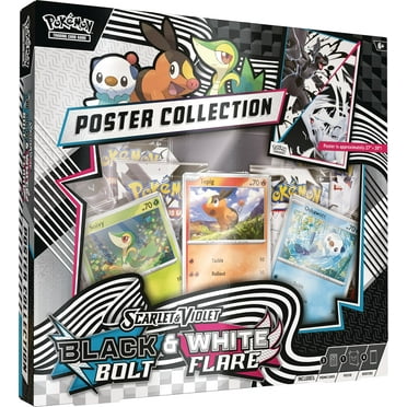 Pokemon TCG Scarlet & Violet 10.5 Unova Poster Collection Box - 4 Packs