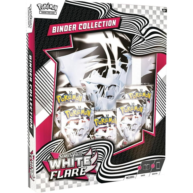Pokemon Trading Card Games Scarlet & Violet 10.5 White Flare Binder Collection Box