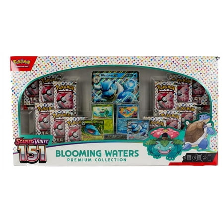 Pokemon TCG - Scarlet & Violet: 151 Blooming Waters Premium Collection!