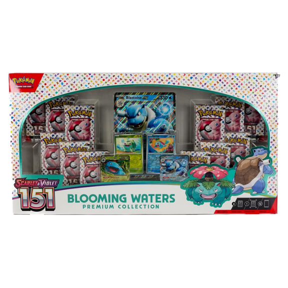 Pokemon TCG: Scarlet & Violet 151 - Blooming Waters Premium Collection!