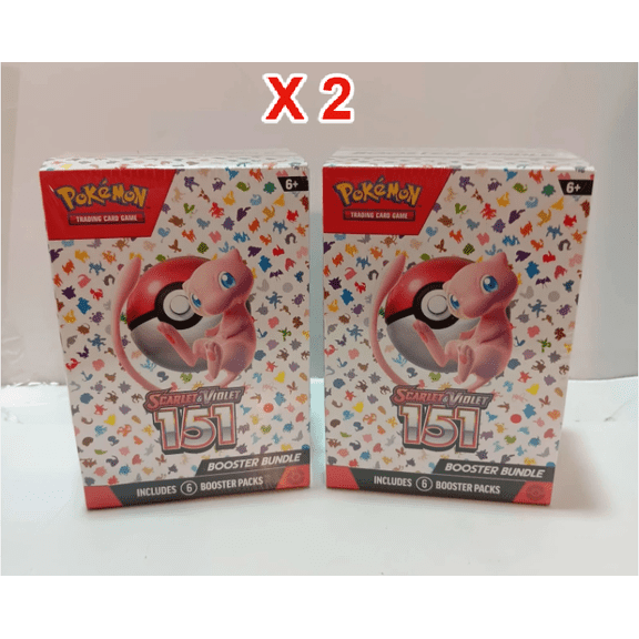 Pokemon TCG: Scarlet & Violet - 151 Booster Bundle! QTY 2