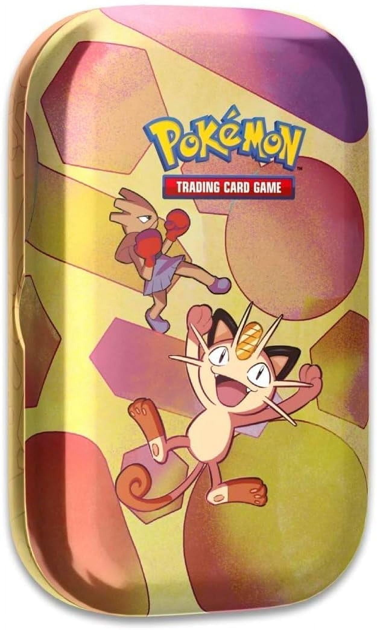 Pokemon TCG: Scarlet & Violet—151 Mini Tin – Meowth and Hitmonchan