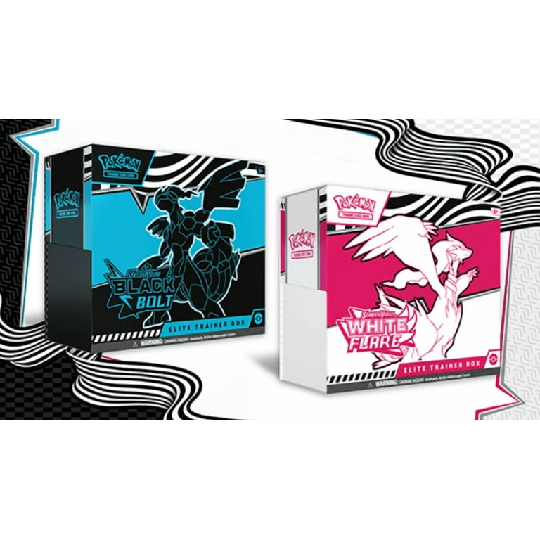 【英語版】Black Bolt エリートトレーナーボックス Pokemon Black Bolt & White Flare Elite Trainer Box ETB Set