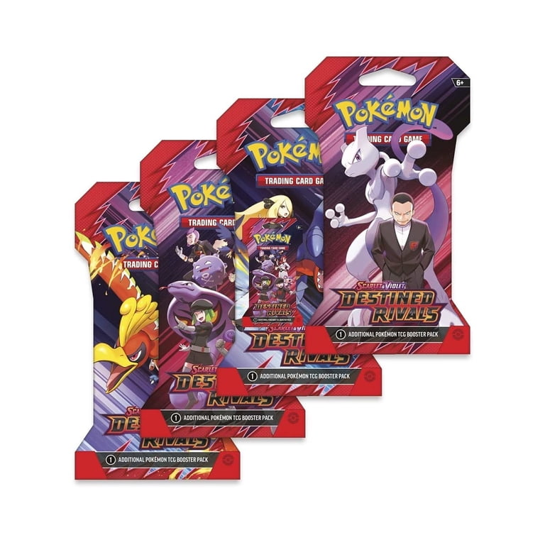 Pokmon TCG Scarlet & Violet Destined Rivals, 8 Booster Pack Lot, 80 Cards  - Walmart.com