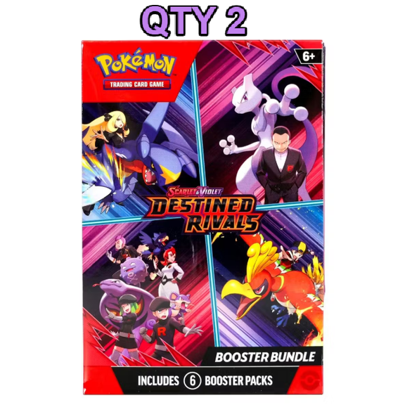 Pokemon TCG - Scarlet & Violet: Destined Rivals Booster Bundles! (QTY 2)