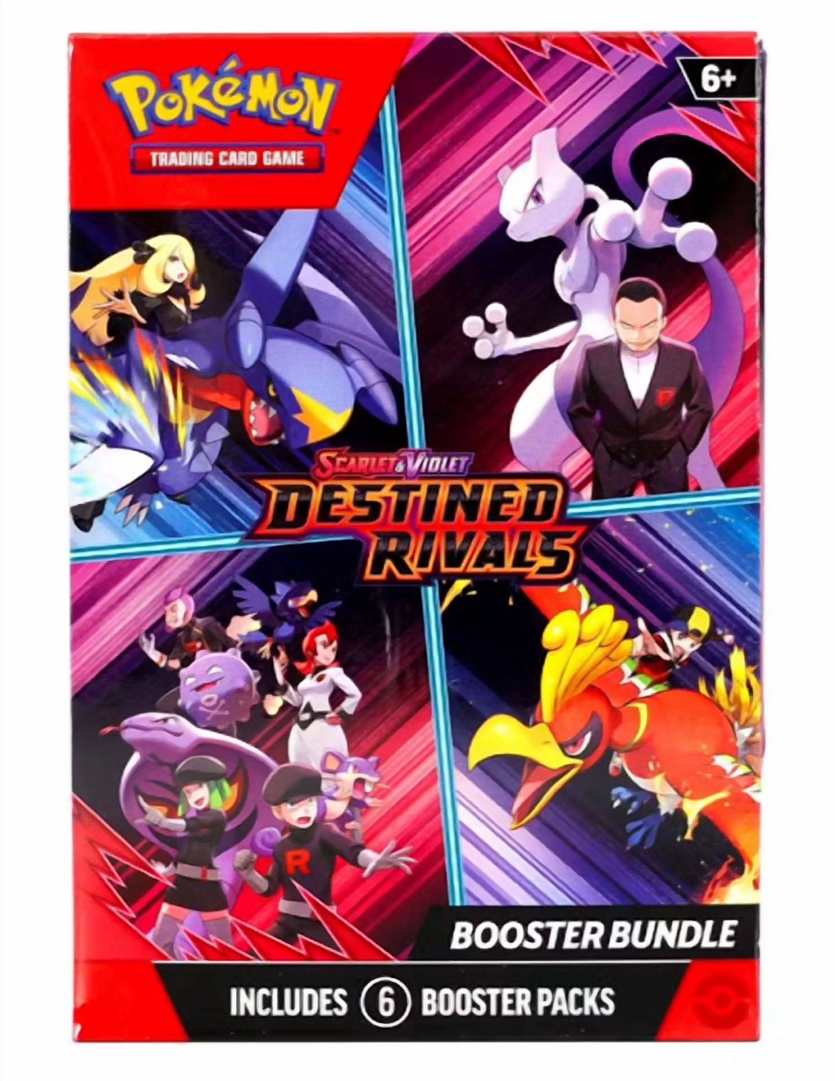 ポケモンカードゲーム Pokemon Destined Rivals Booster Bundle Pokemon TCG, Scarlet Violet Destined Rivals Booster Bundle, 6