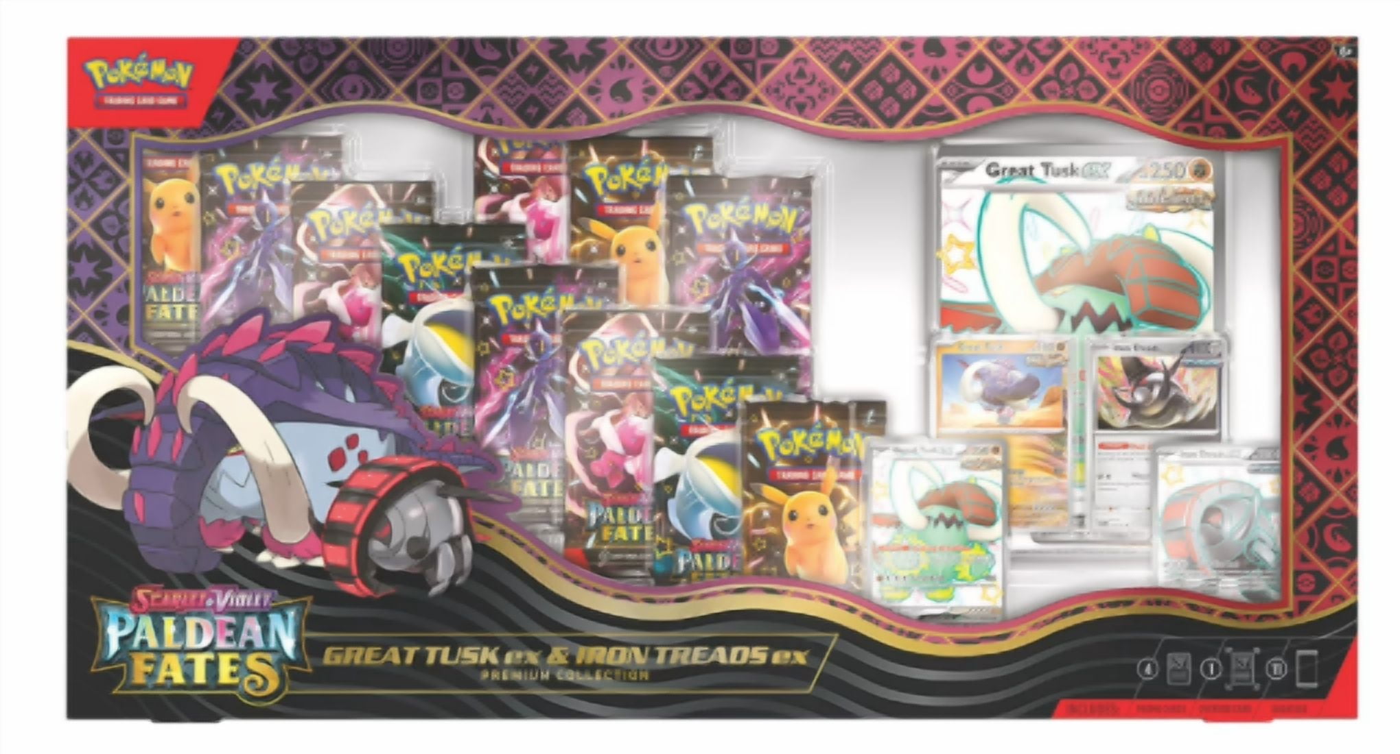 g*e様 『TUSK』ボックスセット Pokemon TCG: Scarlet & Violet - Paldean Fates - Great Tusk ex