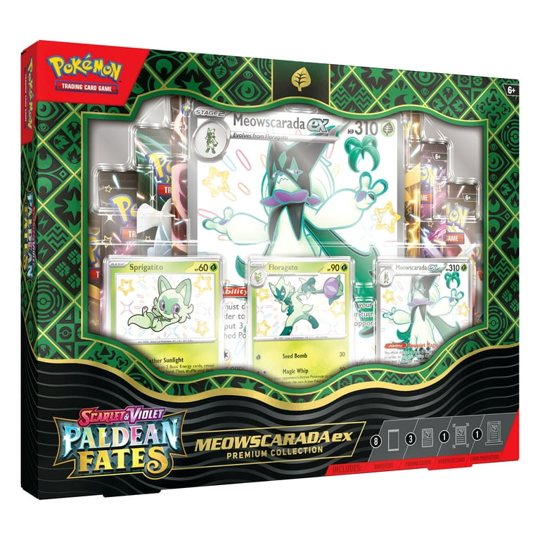 Free Shipping! Pokemon Shiny Paldean Fates EX Premium Collection
