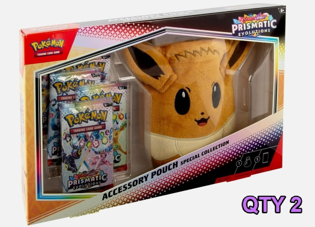 Pokemon TCG: Scarlet & Violet - Prismatic Evolutions Accessory Pouch Special Collection Box!