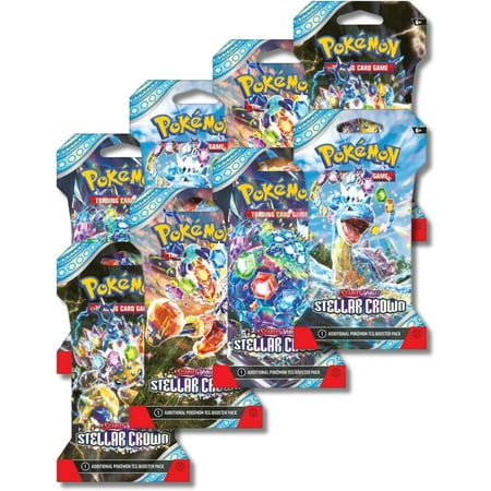 Pokémon - Trading Card Game: Scarlet & Violet - Stellar Crown Sleeved Booster - Styles May Vary