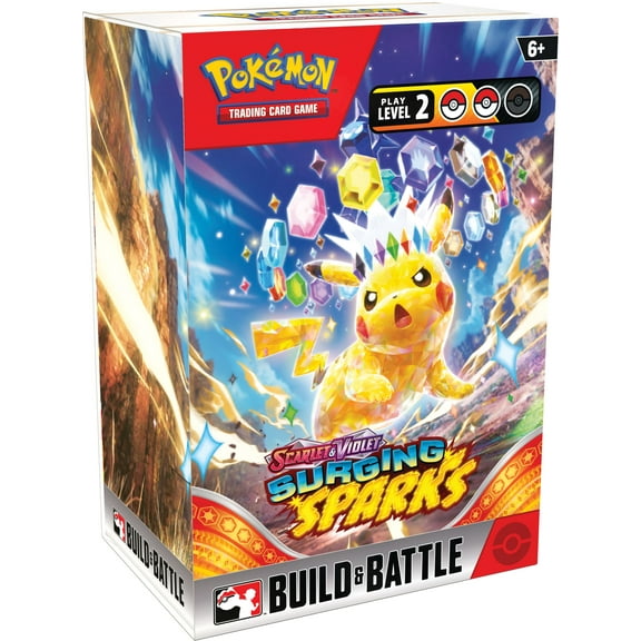 Pokemon Scarlet & Violet Surging Sparks Build and Battle Box (SV08)