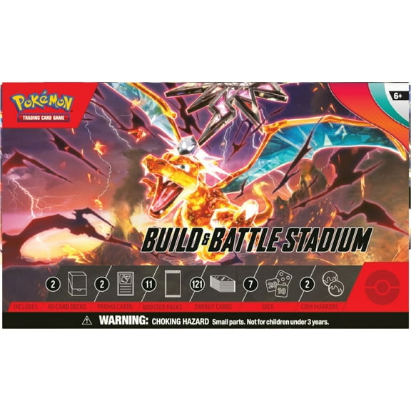 Pokemon TCG: Scarlet & Violet - Obsidian Flames Build & Battle Stadium [Card Game, 2 Players]
