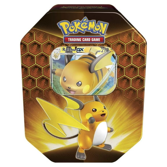 Pokemon TCG Sun and Moon 11.5 Hidden Fates GX Tin- Raichu GX