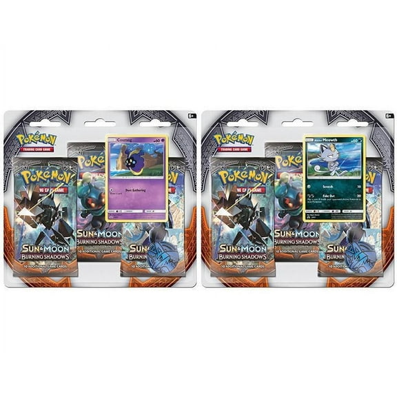 Pokemon TCG: Sun and Moon Burning Shadows 3 Pack Blister