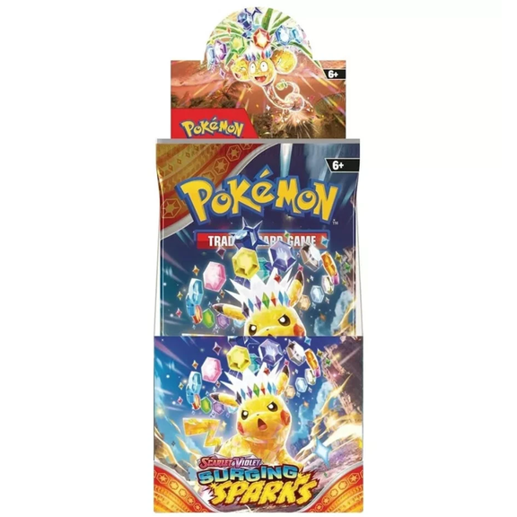 Pokemon TCG Surging Sparks Half 18 Pack Booster Box Factory Sealed
